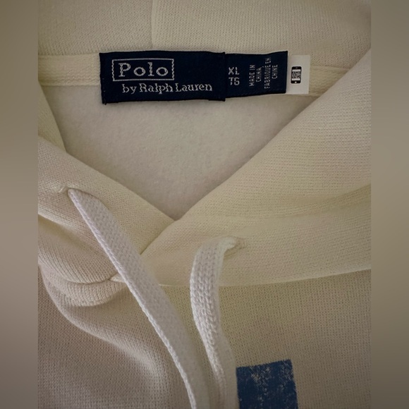 Polo Ralph Lauren Logo & Wave Graphic Fleece Hoodie - Picture 4 of 7